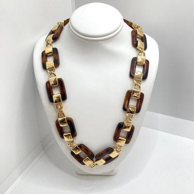LOT 72: Gold Tone Fashion Chain Necklaces
