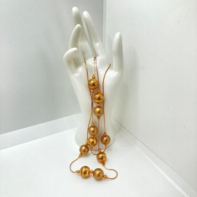 LOT 72: Gold Tone Fashion Chain Necklaces