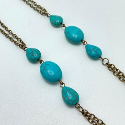 LOT 76: Turquoise Themed Fashion Jewelry Collection