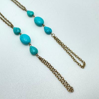 LOT 76: Turquoise Themed Fashion Jewelry Collection