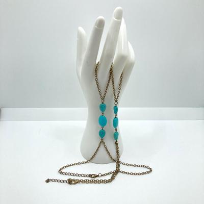LOT 76: Turquoise Themed Fashion Jewelry Collection