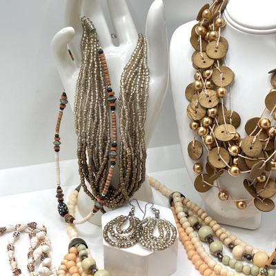 LOT 77: Large Fashion Jewelry Collection - Necklaces and More