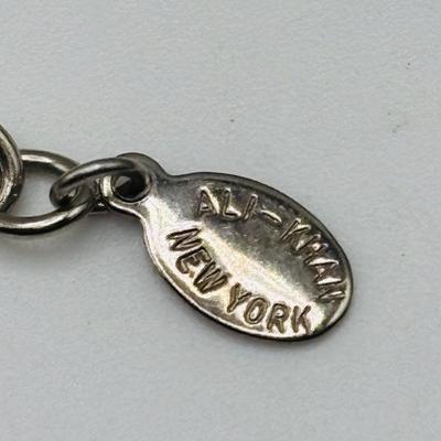 LOT 84: Ali Khan New York Multi Strand Black & Grey Beaded Necklace, Beaded Rope Necklace w/Tassels, Silver Tone Statement Necklace...