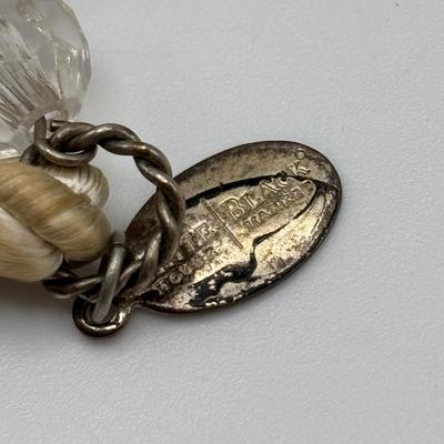 LOT 86: Handcrafted Wooden Bead Necklace & Fringed Thread Scarve/Collar Necklace along with Shell Mosaic Bead Statement Necklace,...