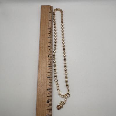 LOT 89: Graziano Gold Tone Necklace Collection