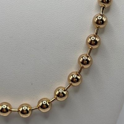 LOT 89: Graziano Gold Tone Necklace Collection