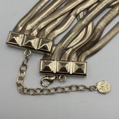 LOT 89: Graziano Gold Tone Necklace Collection