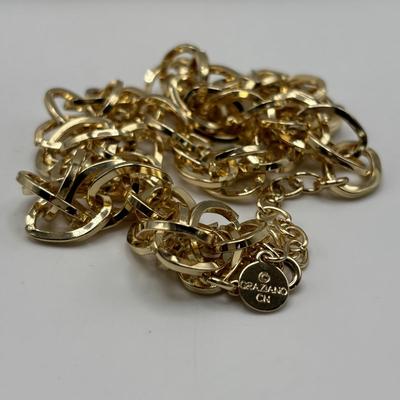 LOT 89: Graziano Gold Tone Necklace Collection