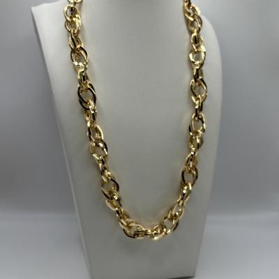 LOT 89: Graziano Gold Tone Necklace Collection