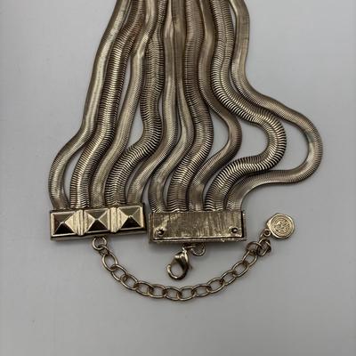 LOT 89: Graziano Gold Tone Necklace Collection