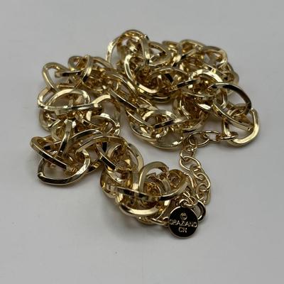 LOT 89: Graziano Gold Tone Necklace Collection