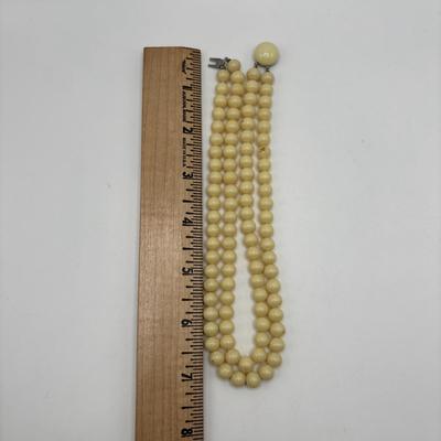 LOT 90: Colorful Agate Stone Necklace w/925 Sterling Silver Clasp, Richelieu double Strand Beaded Necklace, Graduated Multi Strand Faux...