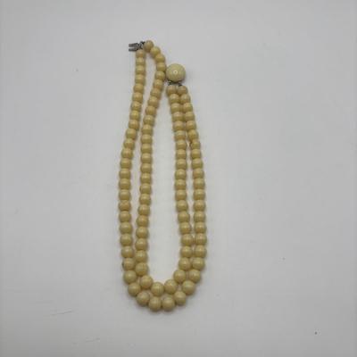 LOT 90: Colorful Agate Stone Necklace w/925 Sterling Silver Clasp, Richelieu double Strand Beaded Necklace, Graduated Multi Strand Faux...