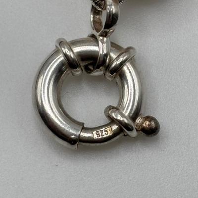 LOT 92: Technibond Faux Pearl Necklace w/925 Sterling Silver Clasp & Graziano Multi Strand Faux Pearl Necklace w/Matching Bracelet