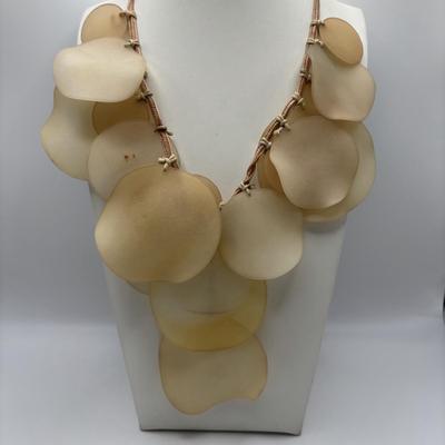 LOT 93: Fashion Necklace Collection: Multi Strand Beaded, Shell/Mother of Pearl and More
