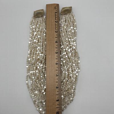 LOT 93: Fashion Necklace Collection: Multi Strand Beaded, Shell/Mother of Pearl and More