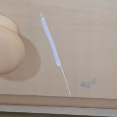 LOT 140: Small Beige Color Chest of Drawers with Stencil Design