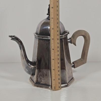 LOT 147: Vintage Soppil Wolff Silver Plated Tea Set