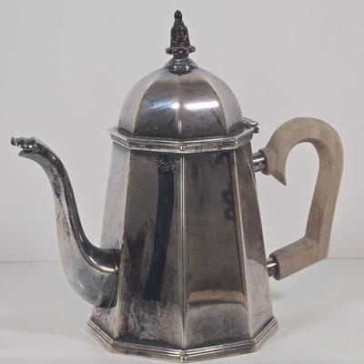 LOT 147: Vintage Soppil Wolff Silver Plated Tea Set