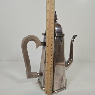 LOT 147: Vintage Soppil Wolff Silver Plated Tea Set