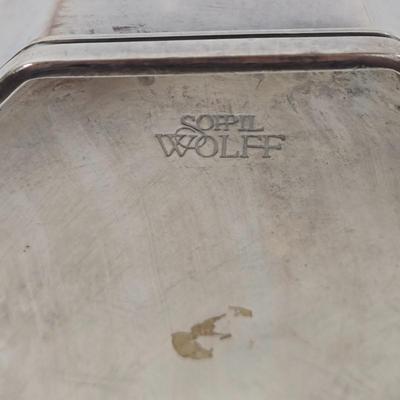 LOT 147: Vintage Soppil Wolff Silver Plated Tea Set