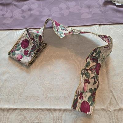 LOT 150: Linens Including Rectangle Tablecloths, Small Round Table Clothes, Table Scarves, Napkins, and More