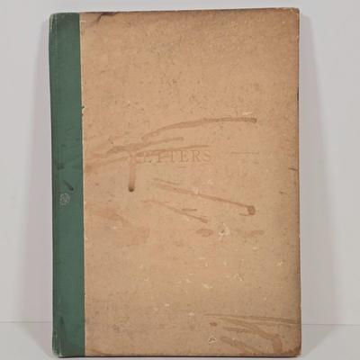 LOT 152: The National Third Reader by Parker & Watson Antique Book, Antique Musket Percussion Caps in Tin Container, Antique Pince...