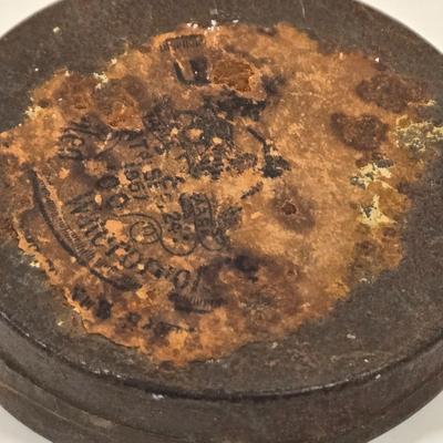 LOT 152: The National Third Reader by Parker & Watson Antique Book, Antique Musket Percussion Caps in Tin Container, Antique Pince...