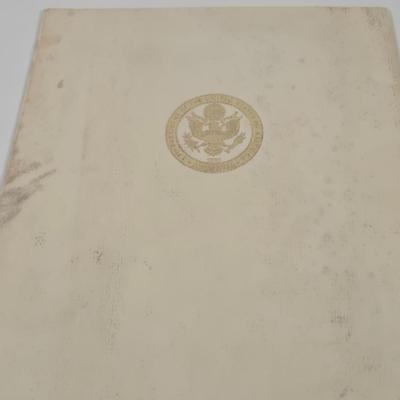 LOT 153: Richard Nixon President Official Inaugural Program January 20,1969, Entrance Ticket, J.W. Dant's Americana Collection Milk...