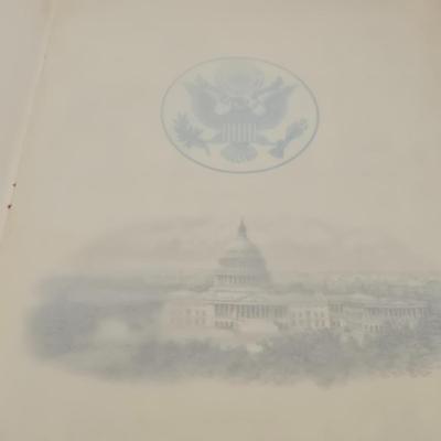 LOT 153: Richard Nixon President Official Inaugural Program January 20,1969, Entrance Ticket, J.W. Dant's Americana Collection Milk...