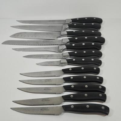 LOT 154: Oneida Triple-rivet Stainless Steel Knives Set