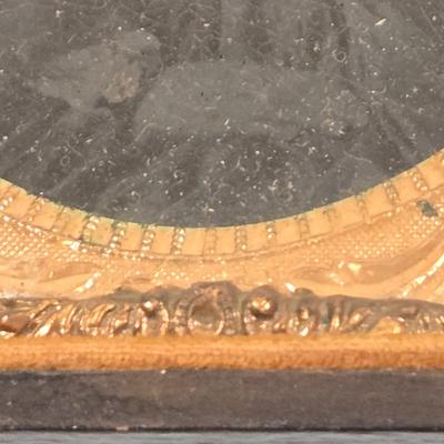 LOT 155: Vintage Faux Tortoise Shell Celluloid Spanish Mantilla Style Comb with Rhinestones, Antique Daguerreotype with Photo, Art Deco...