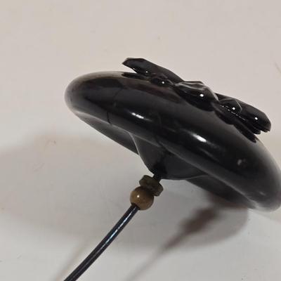 LOT 155: Vintage Faux Tortoise Shell Celluloid Spanish Mantilla Style Comb with Rhinestones, Antique Daguerreotype with Photo, Art Deco...