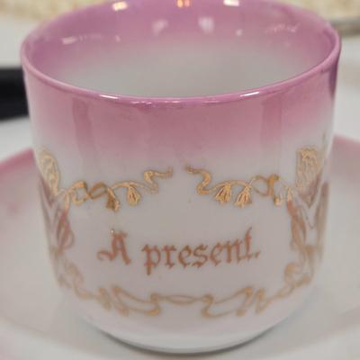 LOT 155: Vintage Faux Tortoise Shell Celluloid Spanish Mantilla Style Comb with Rhinestones, Antique Daguerreotype with Photo, Art Deco...