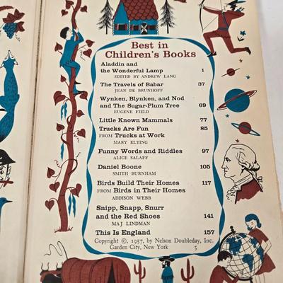 LOT 156: Vintage Best In Children’s Books 1957-1960 Doubleday/ 20 Books