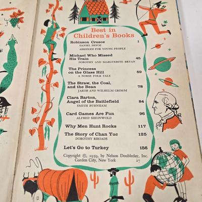 LOT 156: Vintage Best In Children’s Books 1957-1960 Doubleday/ 20 Books