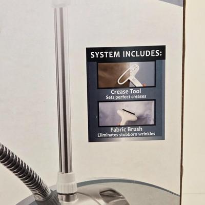 LOT 160: Home Touch Perfect Steam Deluxe Commercial Garment Steamer New in Box