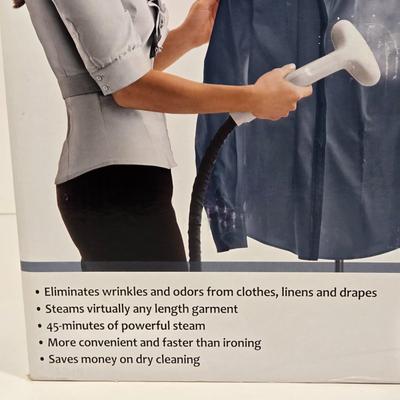 LOT 160: Home Touch Perfect Steam Deluxe Commercial Garment Steamer New in Box