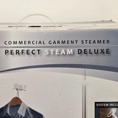 LOT 160: Home Touch Perfect Steam Deluxe Commercial Garment Steamer New in Box
