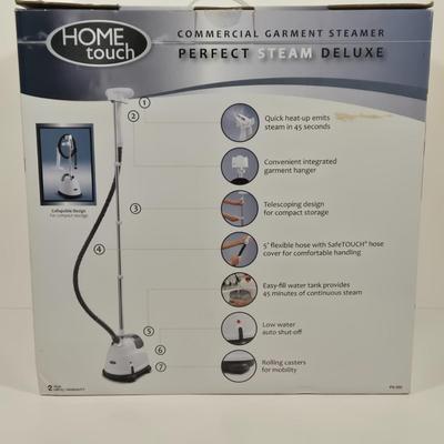 LOT 160: Home Touch Perfect Steam Deluxe Commercial Garment Steamer New in Box