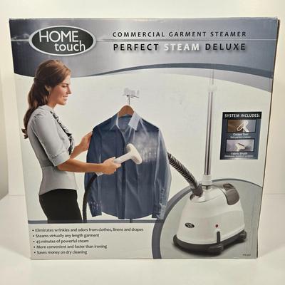 LOT 160: Home Touch Perfect Steam Deluxe Commercial Garment Steamer New in Box