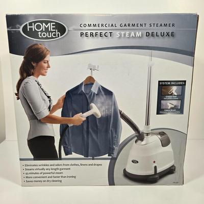 LOT 160: Home Touch Perfect Steam Deluxe Commercial Garment Steamer New in Box