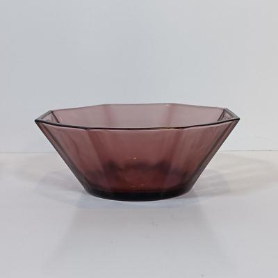 LOT 163: Collection of Amethyst Glass Dishware