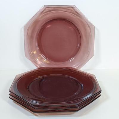 LOT 163: Collection of Amethyst Glass Dishware