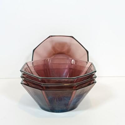 LOT 163: Collection of Amethyst Glass Dishware