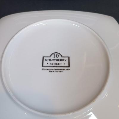 LOT 166: Peppertree Tabletops and Strawberry Street Dishware