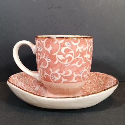 LOT 169: Folded Paper Fish Mobile, Dragon Tea Cup with Infuser & More