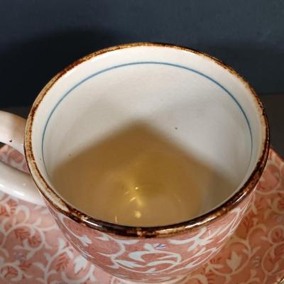 LOT 169: Folded Paper Fish Mobile, Dragon Tea Cup with Infuser & More