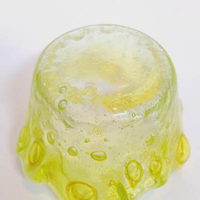 LOT 173: Murano-Style Art Glass Vase, Egyptian Hand Blown Glass Oil Burner, Onion Bulb Bud Vase & More