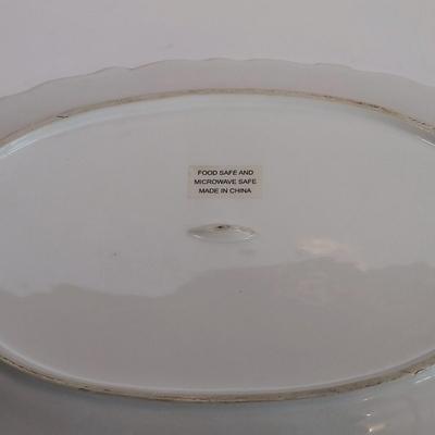 LOT 174: Le Petit Cafe Plates with Home Essentials-Style Stoneware Plates and Cups